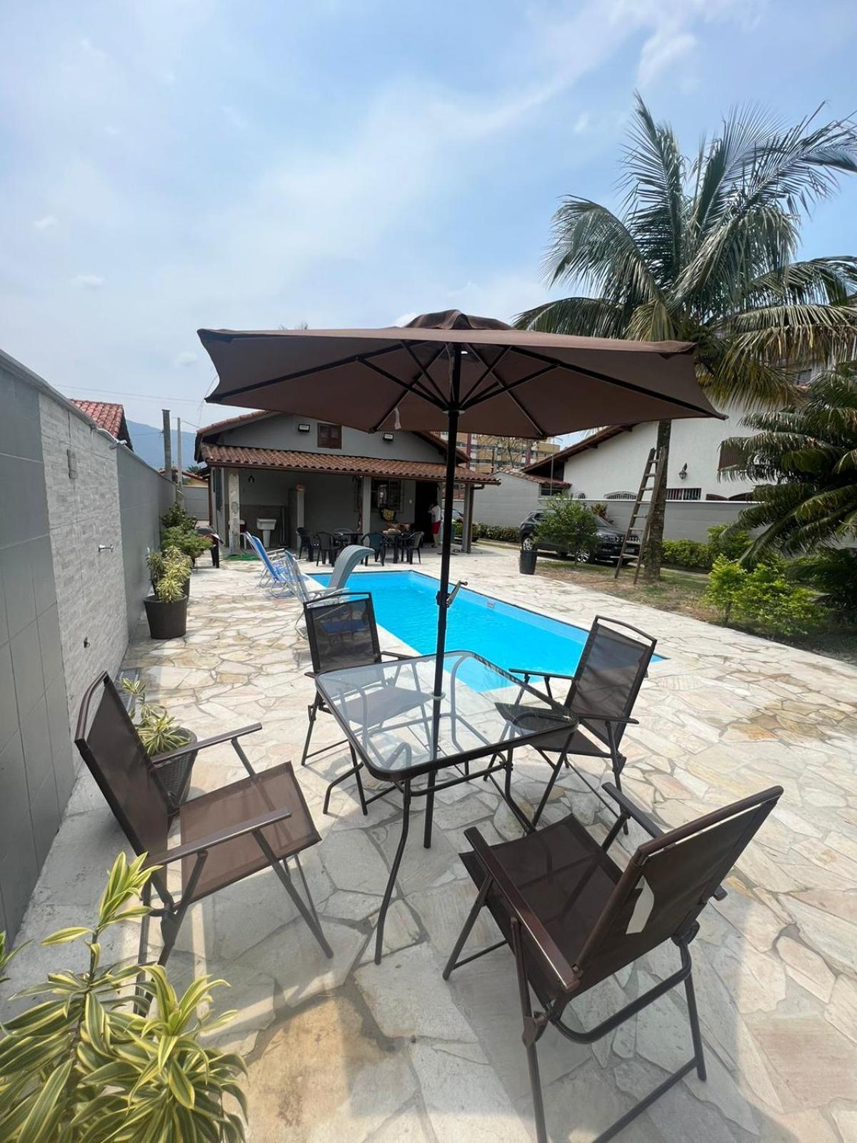 Villa Casa Para Alugar Em Bertioga - Piscina, Wifi E Churrasqueira Extérieur photo